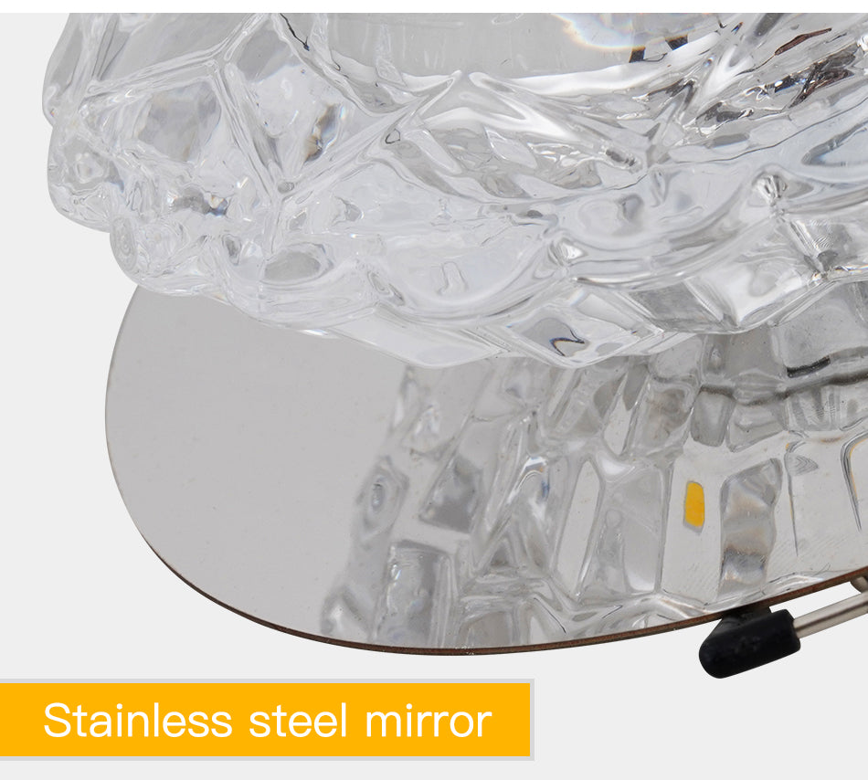 Aria – Plafonnier LED Cristal Doré