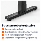 Nolan – Bureau d’Angle Réglable avec Commande Électrique
