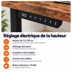 Nolan – Bureau d’Angle Réglable avec Commande Électrique