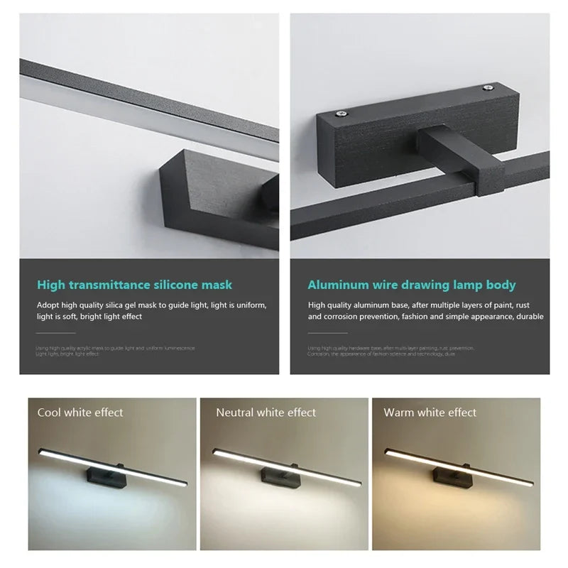 Léa – Applique Murale LED pour Miroir