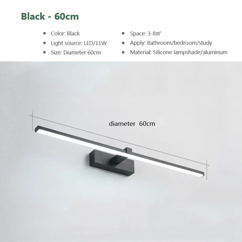 Léa – Applique Murale LED pour Miroir