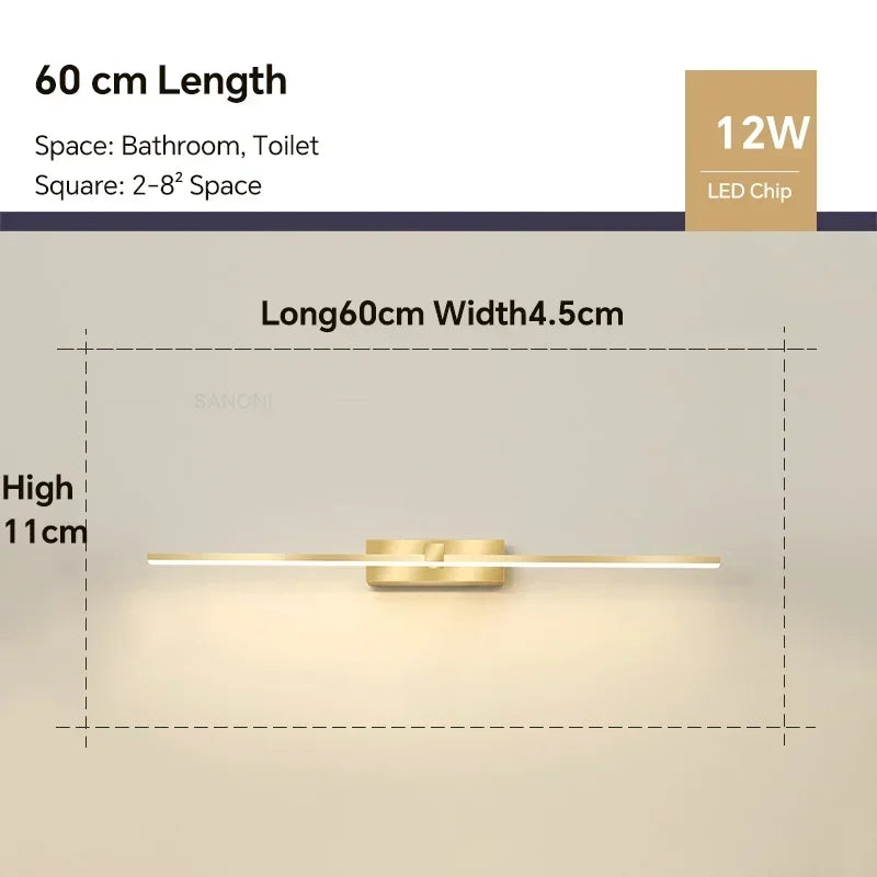 Léa – Applique Murale LED pour Miroir