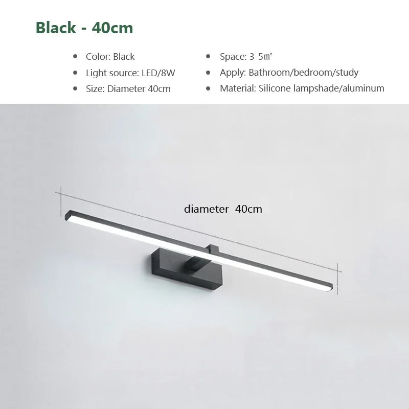 Léa – Applique Murale LED pour Miroir