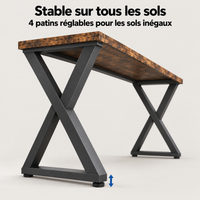 Pied en acier et patin réglable du bureau industriel pour sols inégaux